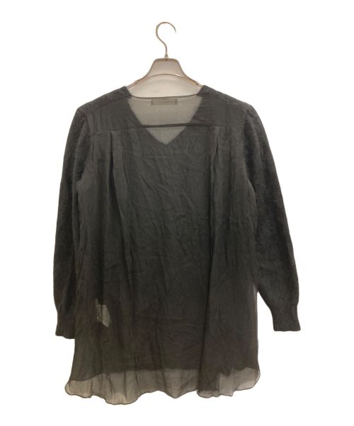 sacai luck（サカイラック）sacai luck (サカイラック) バックチュールアンゴラニット ブラック サイズ:2の古着・服飾アイテム