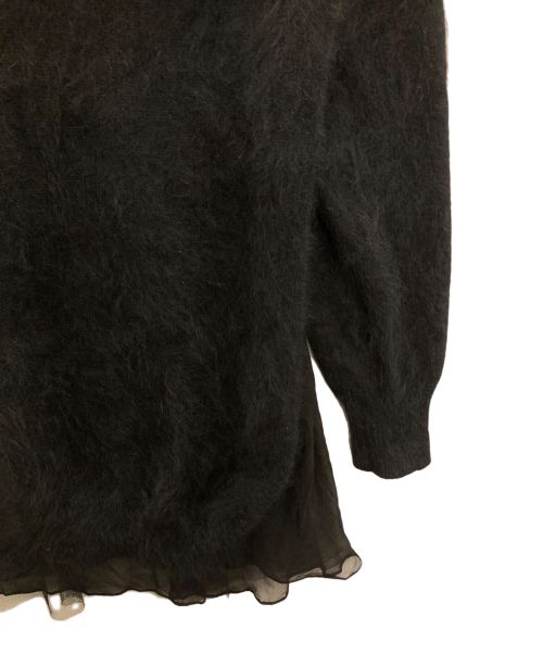 sacai luck（サカイラック）sacai luck (サカイラック) バックチュールアンゴラニット ブラック サイズ:2の古着・服飾アイテム