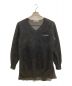 sacai luck（サカイラック）の古着「バックチュールアンゴラニット」｜ブラック