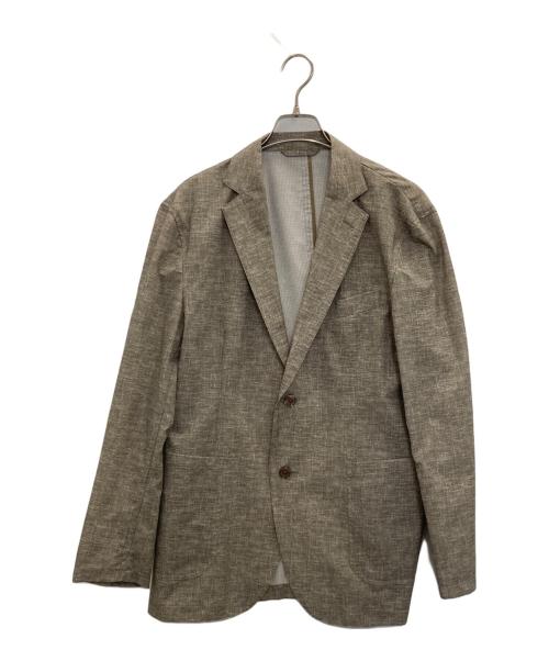 PAPAS（パパス）PAPAS (パパス) アンコンジャケット ベージュ サイズ:Ⅿの古着・服飾アイテム