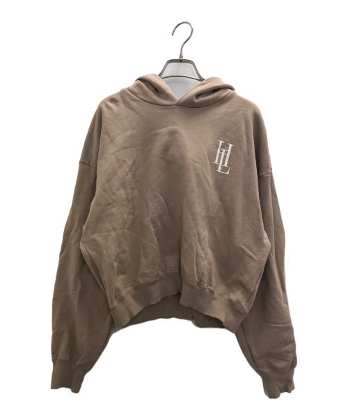 HER LIP TO（ハーリップトゥ）Her lip to (ハーリップトゥ) Lounge Hoodie ベージュ サイズ:Mの古着・服飾アイテム