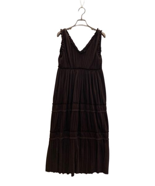 HER LIP TO（ハーリップトゥ）HER LIP TO (ハーリップトゥ) MUST HAVE SUMMER DRESS/M ブラウン サイズ:Sの古着・服飾アイテム