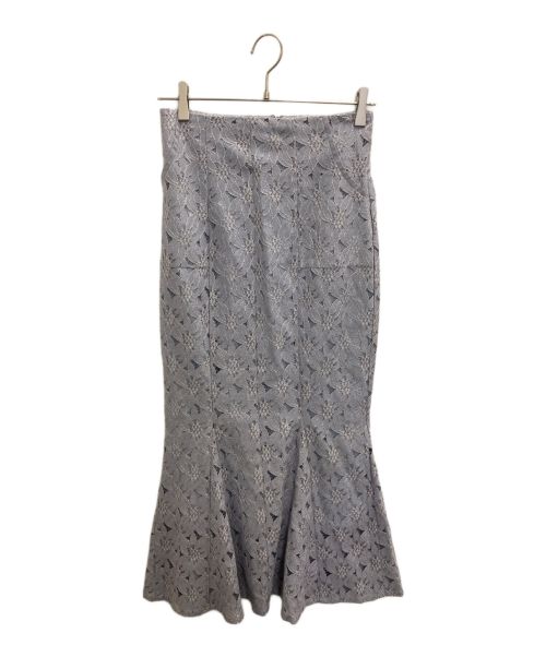 HER LIP TO（ハーリップトゥ）Her lip to (ハーリップトゥ) Floral Lace Mermaid Skirt. ブルー サイズ:Mの古着・服飾アイテム