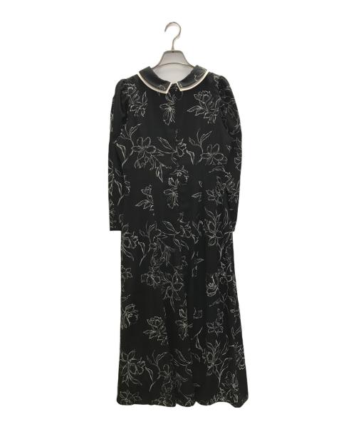 HER LIP TO（ハーリップトゥ）Her lip to (ハーリップトゥ) Limoges Floral Midi Dress ブラック サイズ:Mの古着・服飾アイテム