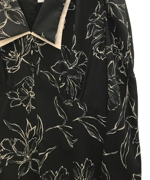 HER LIP TO（ハーリップトゥ）Her lip to (ハーリップトゥ) Limoges Floral Midi Dress ブラック サイズ:Mの古着・服飾アイテム
