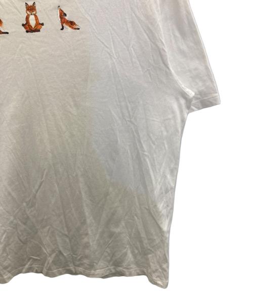 maison kitsune（メゾンキツネ）MAISON KITSUNE (メゾンキツネ) Yoga Fox ホワイト サイズ:表記無しの古着・服飾アイテム
