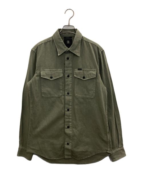 G-STAR RAW（ジースターロゥ）G-STAR RAW (ジースターロゥ) シャツ グリーン サイズ:Mの古着・服飾アイテム