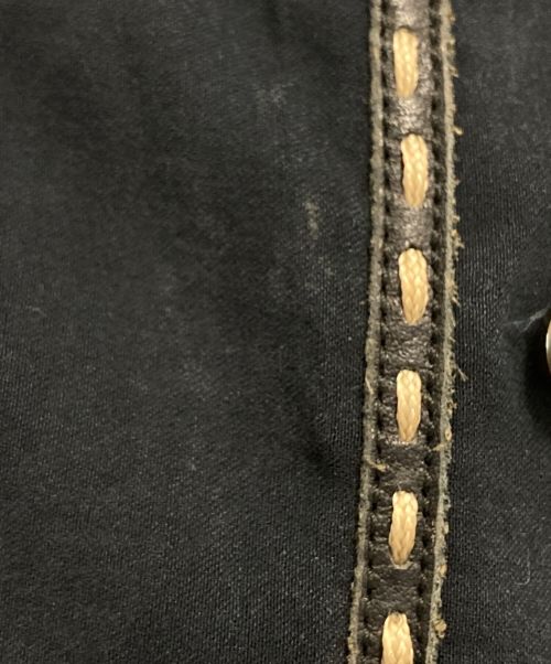 FENDI（フェンディ）FENDI (フェンディ) フロントステッチシャツ ネイビー サイズ:40の古着・服飾アイテム