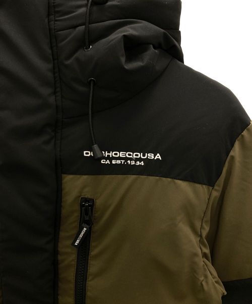 DC SHOE CO.USA（ディーシー シューコー ユーエスエー）DC SHOE CO.USA (ディーシー シューコー ユーエスエー) DOWN GLACIER JACKET グリーン サイズ:Ｍの古着・服飾アイテム