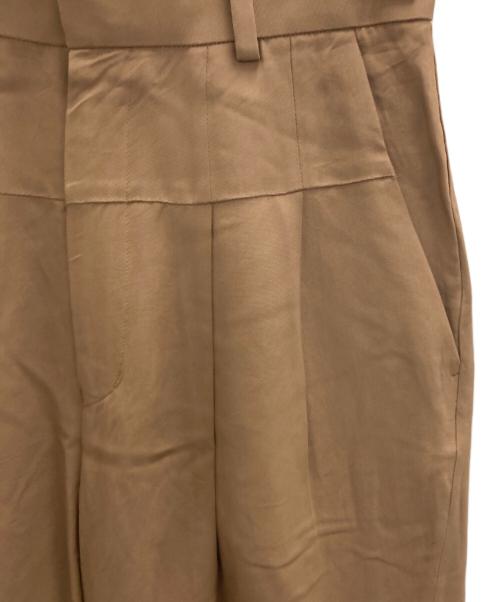 ELENI（エレニ）ELENI (エレニ) ライトクロスパンツ ブラウン サイズ:38の古着・服飾アイテム