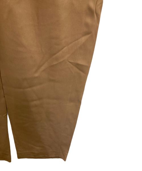 ELENI（エレニ）ELENI (エレニ) ライトクロスパンツ ブラウン サイズ:38の古着・服飾アイテム