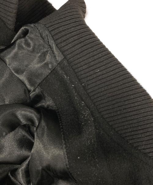 yoused（ユーズド）yoused (ユーズド) レザー切替スタジャン ブラック サイズ:Ⅿの古着・服飾アイテム