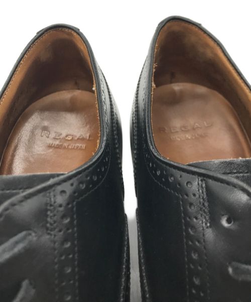 REGAL（リーガル）REGAL (リーガル) ウィングチップシューズ ブラック サイズ:25の古着・服飾アイテム
