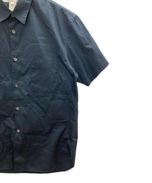 COMME des GARCONS SHIRT（コムデギャルソンシャツ）COMME des GARCONS SHIRT (コムデギャルソンシャツ) レギュラーカラー半袖シャツ ネイビー サイズ:Sの古着・服飾アイテム