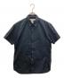 COMME des GARCONS SHIRT（コムデギャルソンシャツ）の古着「レギュラーカラー半袖シャツ」｜ネイビー
