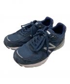 NEW BALANCEニューバランス）の古着「990v4」｜ネイビー