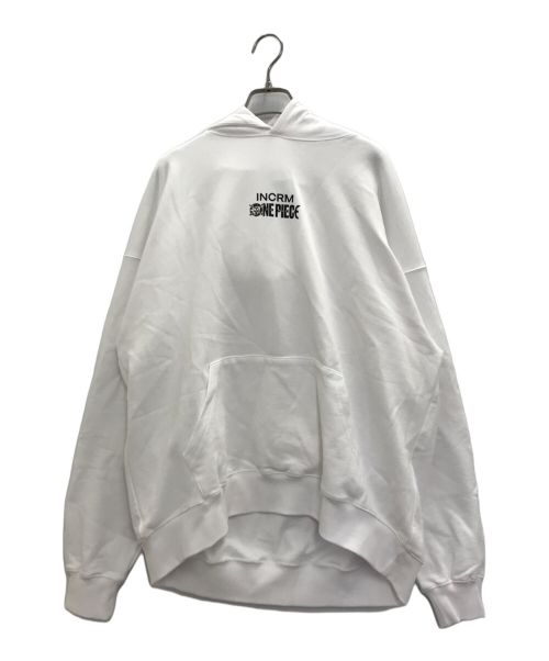 INCRM（インクリム）INCRM (インクリム) ONE PIECE (ワンピース) THE CREW ZIP UP HOODIE ホワイト サイズ:Lの古着・服飾アイテム