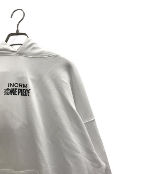 INCRM（インクリム）INCRM (インクリム) ONE PIECE (ワンピース) THE CREW ZIP UP HOODIE ホワイト サイズ:Lの古着・服飾アイテム