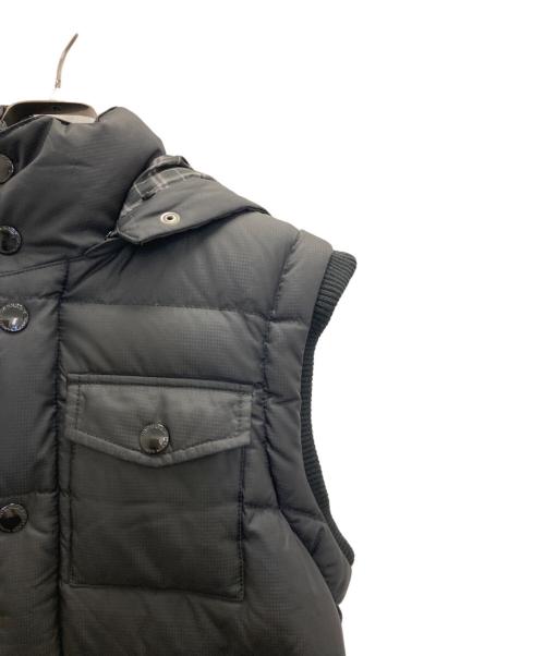 BURBERRY BLACK LABEL（バーバリーブラックレーベル）BURBERRY BLACK LABEL (バーバリーブラックレーベル) ダウンベスト ブラック サイズ:SIZE　Mの古着・服飾アイテム