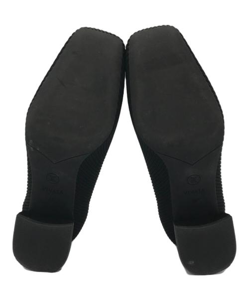 VIVAIA（ビバイア）VIVAIA (ビバイア) Melody 2.0 クエアトゥ チャンキーヒール パンプス ブラック サイズ:36の古着・服飾アイテム