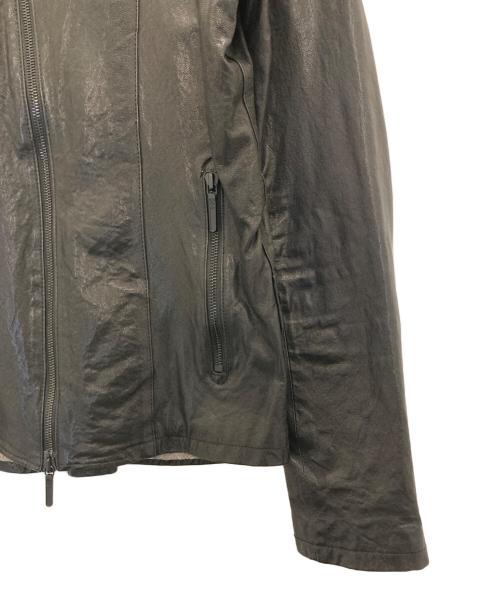 FACTOTUM（ファクトタム）FACTOTUM (ファクトタム) シングルライダースジャケット ブラック サイズ:44の古着・服飾アイテム