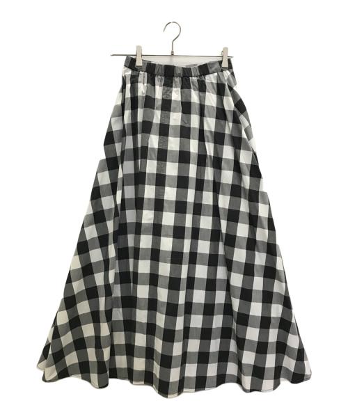 oblekt（オブレクト）oblekt (オブレクト) スカート ブラック×ホワイト サイズ:Sの古着・服飾アイテム