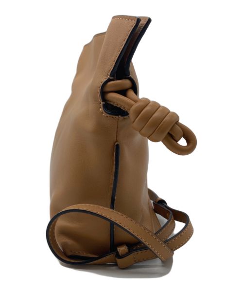 LOEWE（ロエベ）LOEWE (ロエベ) フラメンコクラッチ ミニ ブラウンの古着・服飾アイテム