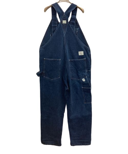 POST O'ALLS（ポストオーバーオールズ）POST O'ALLS (ポストオーバーオールズ) No.2 Overalls  herringbone denim インディゴ サイズ:Ｍの古着・服飾アイテム