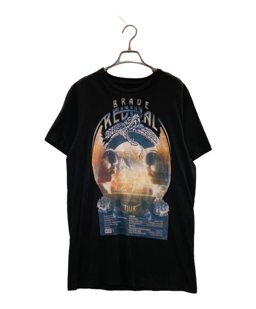 DIESEL（ディーゼル）DIESEL (ディーゼル) 半袖カットソー ブラック サイズ:Lの古着・服飾アイテム