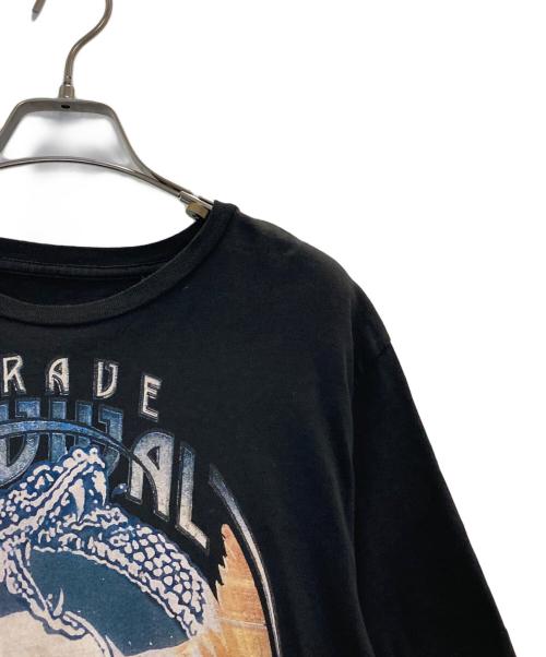 DIESEL（ディーゼル）DIESEL (ディーゼル) 半袖カットソー ブラック サイズ:Lの古着・服飾アイテム