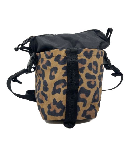 SUPREME（シュプリーム）Supreme (シュプリーム) Leopard Neck Pouch ブラウン×ブラックの古着・服飾アイテム