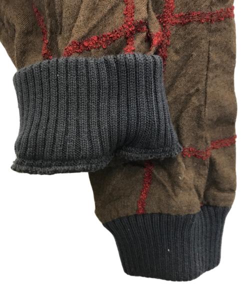 Vivienne Westwood man（ヴィヴィアン ウェストウッド マン）Vivienne Westwood man (ヴィヴィアン ウェストウッド マン) ウールチェックパンツ ブラウン サイズ:44の古着・服飾アイテム