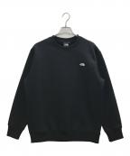 THE NORTH FACEザ ノース フェイス）の古着「スモールロゴヘザースウェットクルー」｜ブラック