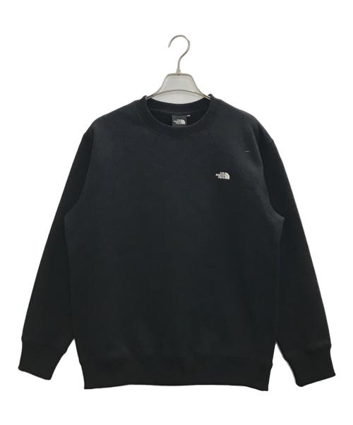 THE NORTH FACE（ザ ノース フェイス）THE NORTH FACE (ザ ノース フェイス) スモールロゴヘザースウェットクルー ブラック サイズ:XSの古着・服飾アイテム