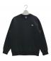 THE NORTH FACE（ザ ノース フェイス）の古着「スモールロゴヘザースウェットクルー」｜ブラック