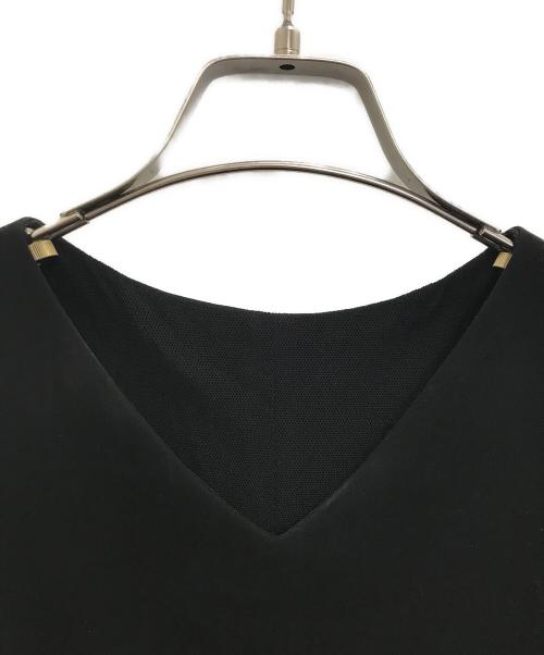 yohji yamamoto+noir（ヨウジヤマモトプリュスノアール）yohji yamamoto+noir (ヨウジヤマモトプリュスノアール) メッシュ切替ブラウス ブラック サイズ:3の古着・服飾アイテム