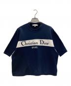 Christian Dior Sportsクリスチャン ディオールスポーツ）の古着「半袖ロゴカットソー」｜ネイビー