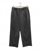 Wild Life Tailorワイルドライフテイラー）の古着「ワイドスラックス」｜グレー