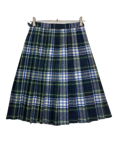O'NEIL OF DUBLIN（オニールオブダブリン）O'NEIL OF DUBLIN (オニールオブダブリン) ラップスカート グリーン サイズ:GB10の古着・服飾アイテム