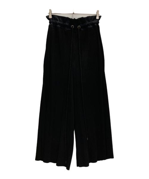 AKIRA NAKA（アキラナカ）AKIRA NAKA (アキラナカ) プリーツパンツ ブラック サイズ:2の古着・服飾アイテム