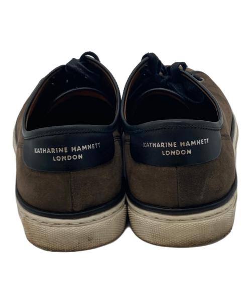 KATHARINE HAMNETT（キャサリンハムネット）KATHARINE HAMNETT (キャサリンハムネット) スニーカー ブラウン サイズ:25.5cmの古着・服飾アイテム