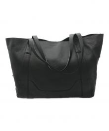 PELLE MORBIDA（ペッレモルビダ）の古着「トートバッグ」｜ブラック