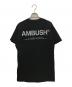 AMBUSH (アンブッシュ) XL LOGO T-SHIRT ブラック サイズ:1：6000円
