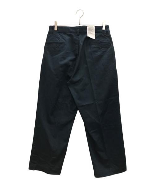 CIOTA（シオタ）CIOTA (シオタ) ツータック チノ ワイド テーパード パンツ ネイビー サイズ:5の古着・服飾アイテム