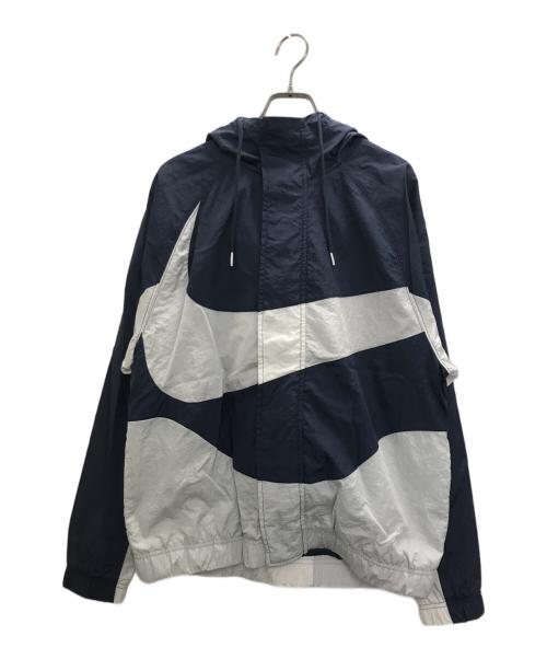 NIKE（ナイキ）NIKE (ナイキ) SWOOSH BOMBER THUNDER ブルー サイズ:Sの古着・服飾アイテム