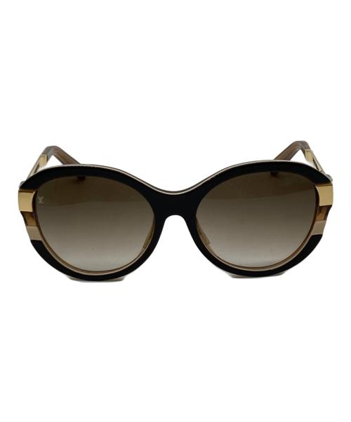 LOUIS VUITTON（ルイ ヴィトン）LOUIS VUITTON (ルイ ヴィトン) プティスプソン・キャットアイ ブラウン サイズ:56□17 140の古着・服飾アイテム