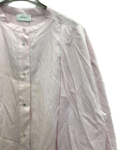MOGA（モガ）MOGA (モガ) ヴィンテージマットツイルブラウス ピンク サイズ:2の古着・服飾アイテム