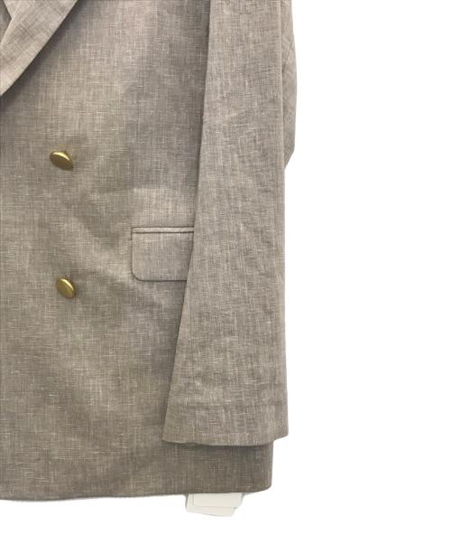 Noble（ノーブル）Noble (ノーブル) ダブルブレストテーラードジャケット ベージュ サイズ:38 未使用品の古着・服飾アイテム