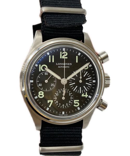 LONGINES（ロンジン）LONGINES (ロンジン) アヴィゲーション ビッグアイ ブラックの古着・服飾アイテム