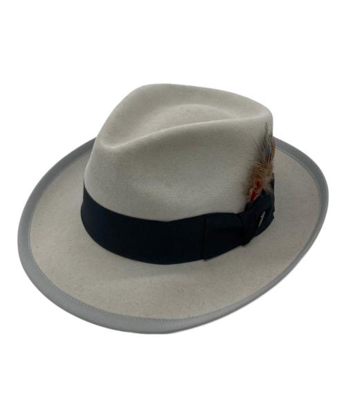 STETSON（ステットソン）STETSON (ステットソン) 150周年 ウールハット グレーの古着・服飾アイテム